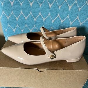 J. Crew Beige Mary Jane Flats
